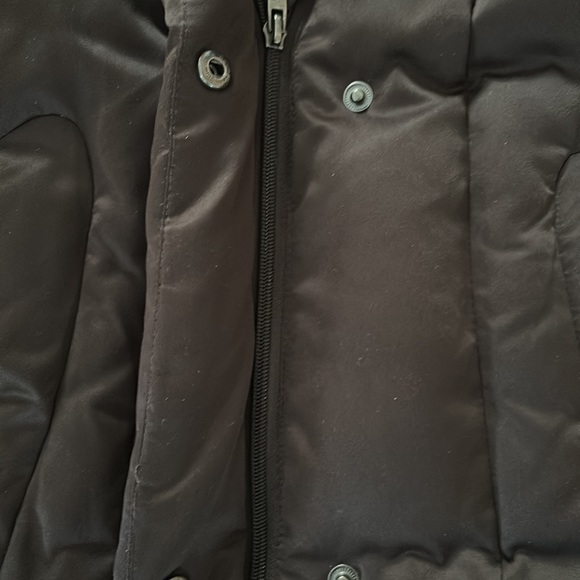 Calvin Klein Brown Long Puffer Hooded Coat - Size XS- Excellent Condition - Picture 4 of 15